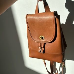 Vintage Coach 1996 mini backpack/daypack in British Tan. In amazing shape!